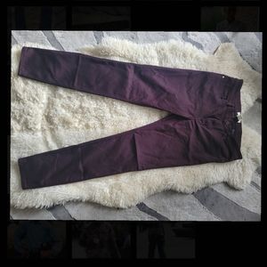 H&M Logg Dark Red Trousers